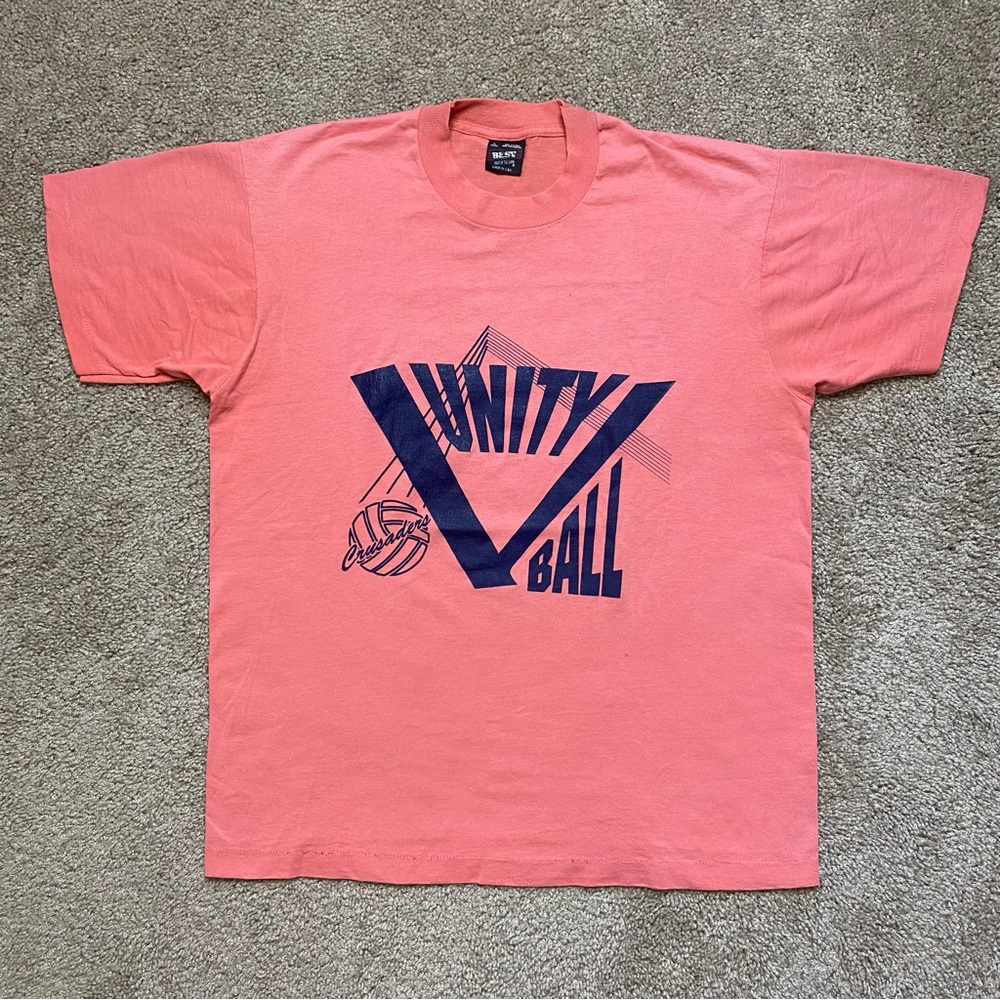 Vintage Volleyball Single Stitch T Shirt